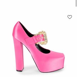 Versace Hot Pink Platform heels